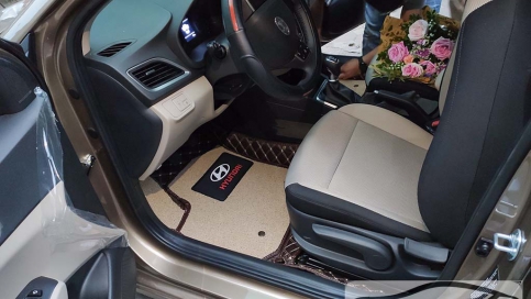 Thảm lót sàn 5D 6D Hyundai Accent giá gốc tận xưởng, bảo hành trọn đời